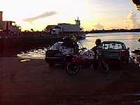 Across Americas - Aventura de Moto - Balsa em Porto Velho